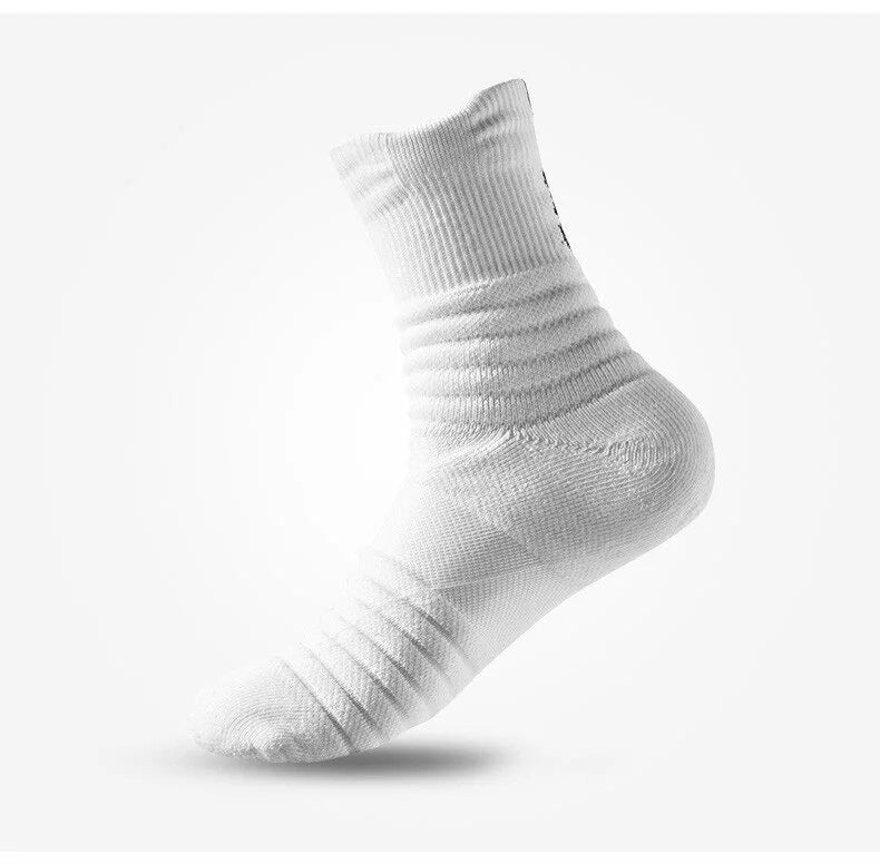 3 Paar rutschfeste Fußballsocken für Herren, kurze, lange Röhrensocken, Fußball, Basketball, Sport, atmungsaktiv, geruchshemmend, Größe 39–45, zum Laufen, Wandern