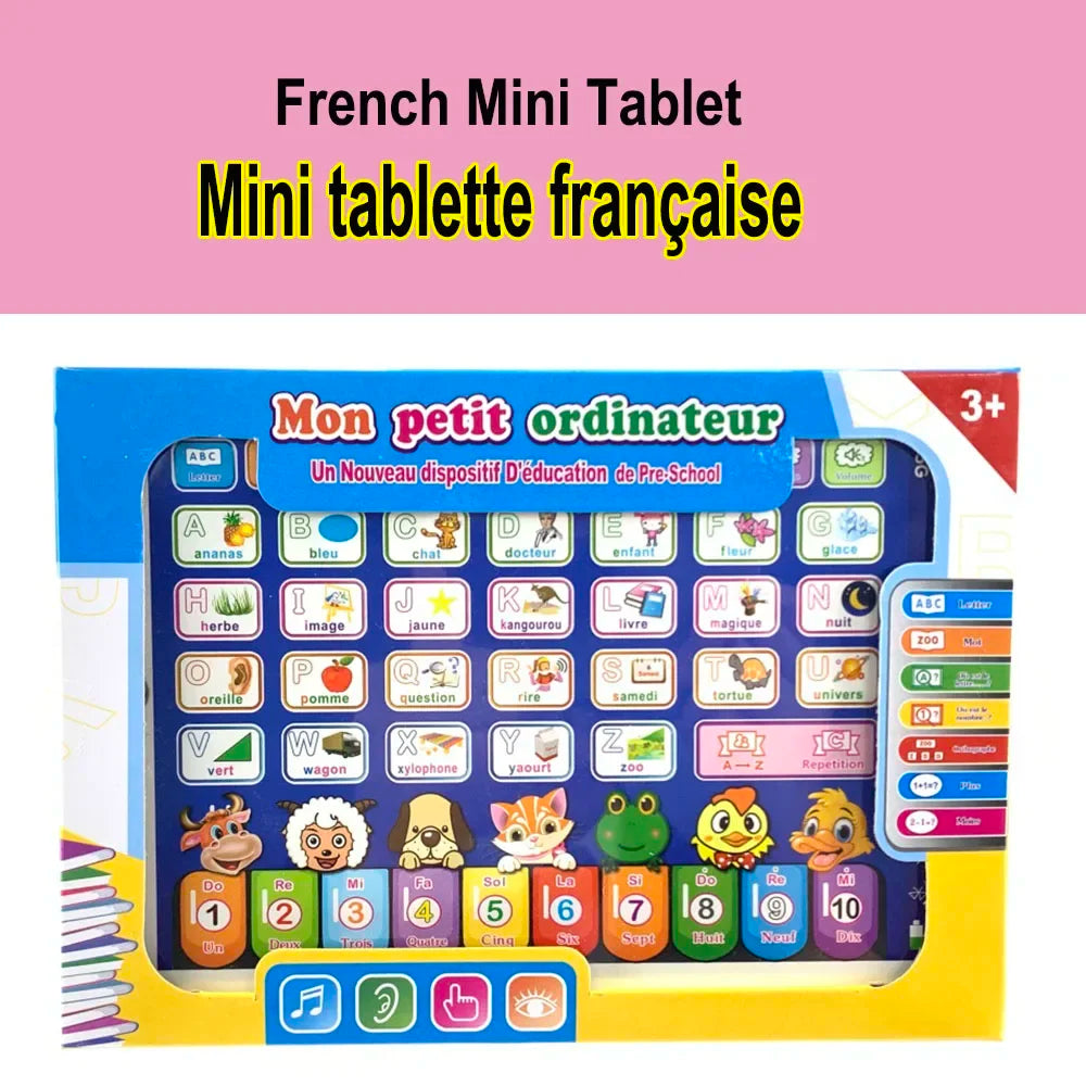 Lernmaschine Tablet Interaktives Spielpad Kinder Sprache Lernspielzeug Laptop Pad Lernen Lernspielzeug für Kinder Geschenk