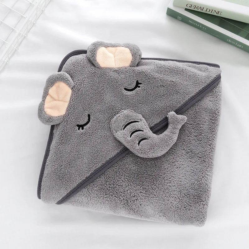 Kleinkind Bademantel Säuglings Bad Handtuch Junge Mädchen Decken Swaddle Mit Kapuze Cartoon Korallen Fleece Handtuch Decke Neugeborenen Kinder Bettwäsche