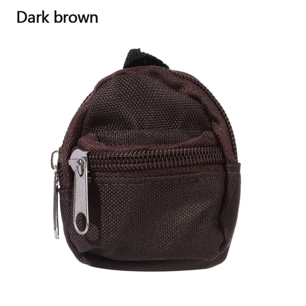 Puppen rucksäcke Puppe Minit aschen Mini Reiß verschluss Rucksack Puppen rucksack niedliche Schult aschen Puppen zubehör Spielzeug zubehör für Puppenspiel