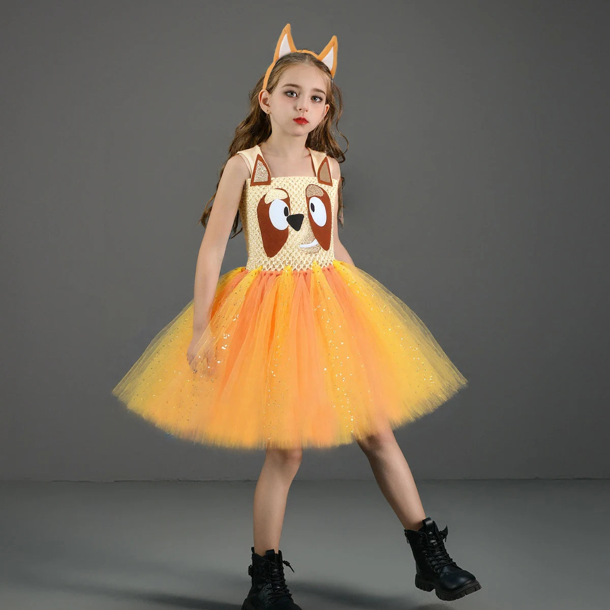 Bluey & Bingo Halloween Costume Dress