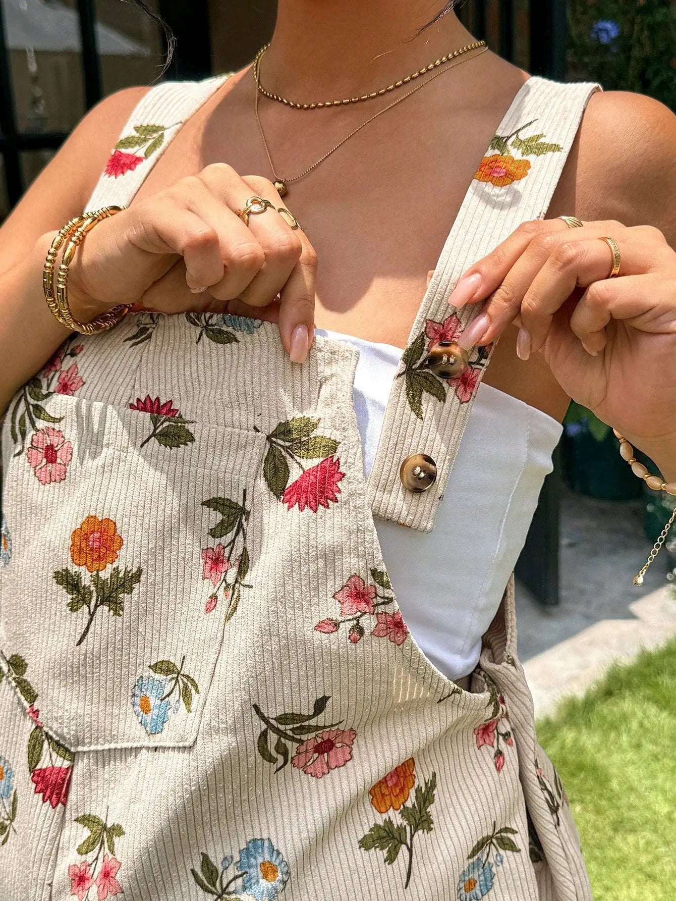Umstands-Overalls für schwangere Frauen, Herz-Blumendruck, verstellbare Taille, Shortalls, Strampler, Frühling, Sommer, lässige Schwangerschaftskleidung