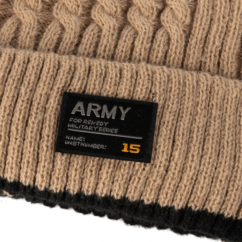 2023 Winter Beanie Hut für Männer Gestrickte Hut Winter Kappe Beanie Frauen Dicke Motorhaube Hüte Skullies