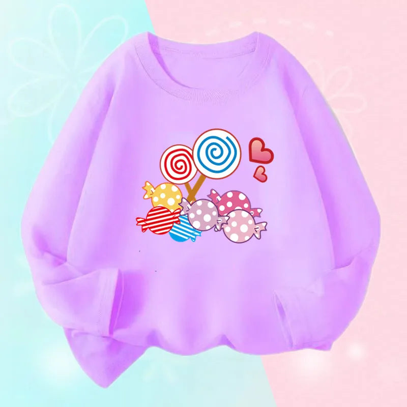 Girls Long Sleeve Graphic Tee