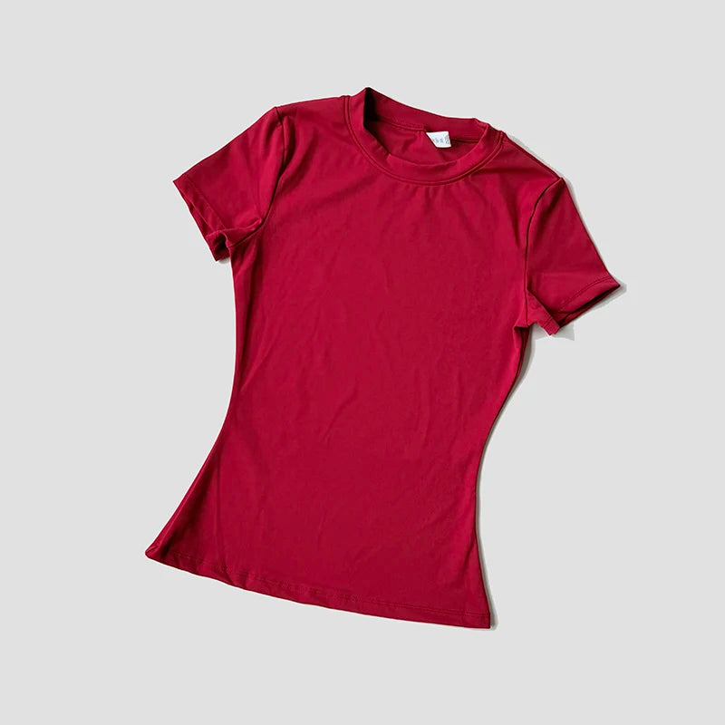 Frauen Yoga Top Nahtlose Sport T Shirts Fitness Kleidung Kurzarm Yoga Shirt Gym Top Laufen Active Wear