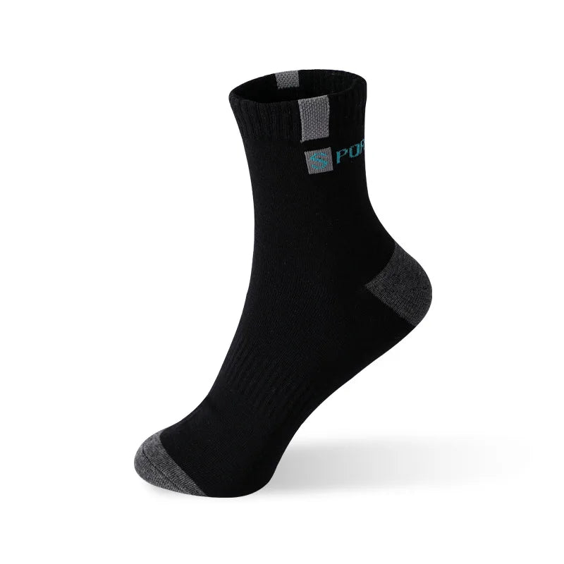 5 Paar Größe 37–43 Herren Bambusfaser Herbst Winter Herren Socken Atmungsaktive Baumwolle Sportsocke Atmungsaktive Deodorant Business Socken