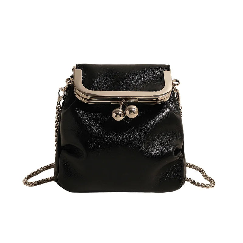 Trendy Koreanische Mode Mini Quadratische Tasche Vintage Streetwear Elegante Umhängetaschen Casual Y2k Ästhetische Schulter Handtaschen für Frauen