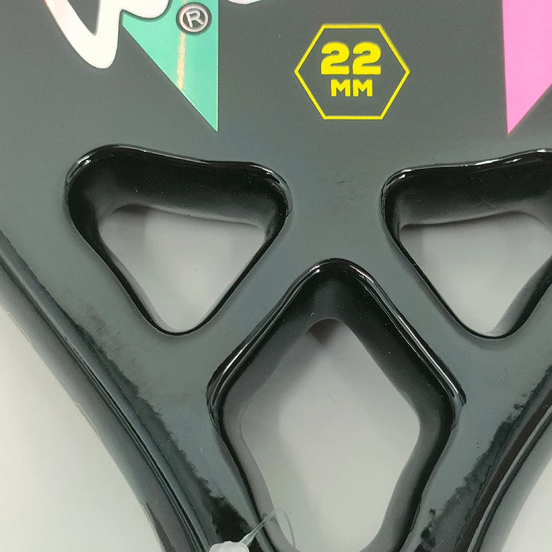 Camewin 3K Beach-Tennisschläger aus Vollcarbonfaser mit rauer Oberfläche, Outdoor-Sportschläger für Männer, Frauen, Erwachsene, Senioren, 2024 Neu