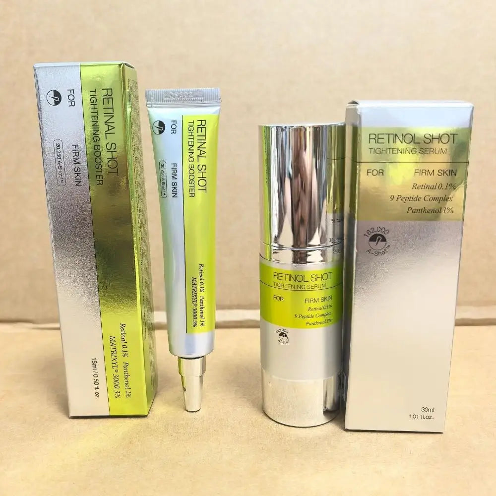 Retinol Shot Augencreme Anti-Aging-Augenserum für Augenringe Falten Feuchtigkeitsspendende Essenz Straffende Behandlung Sanftes Vitamin-C-Serum