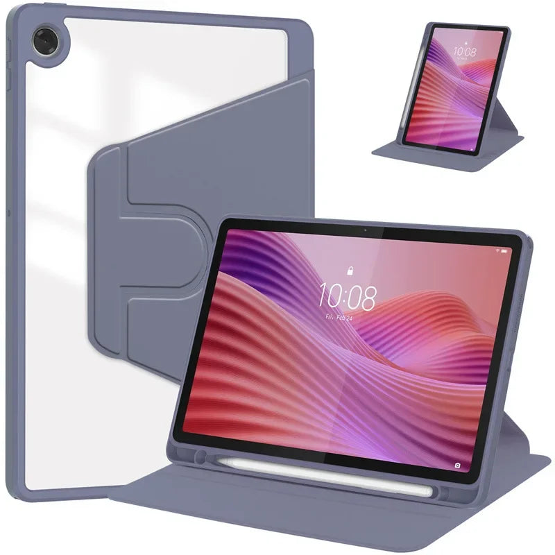 Für Lenovo Tab 10,1 2025 Fall TB311FU Acryl 360 Rotierenden Ständer Tablet Funda Lenovo Tab K10 2nd Gen TB311XU 10,1 zoll shell Kinder