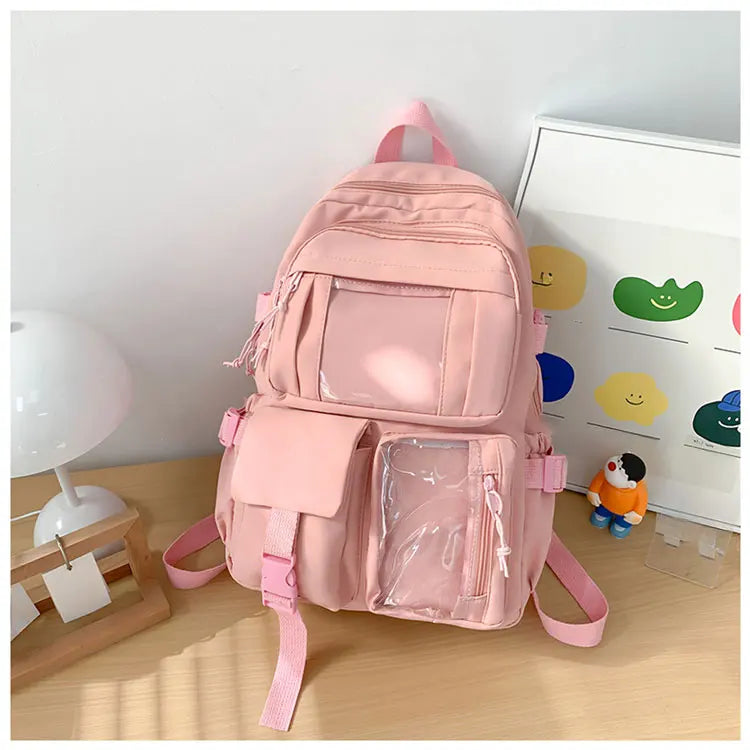 Cute Nylon Student Backpack