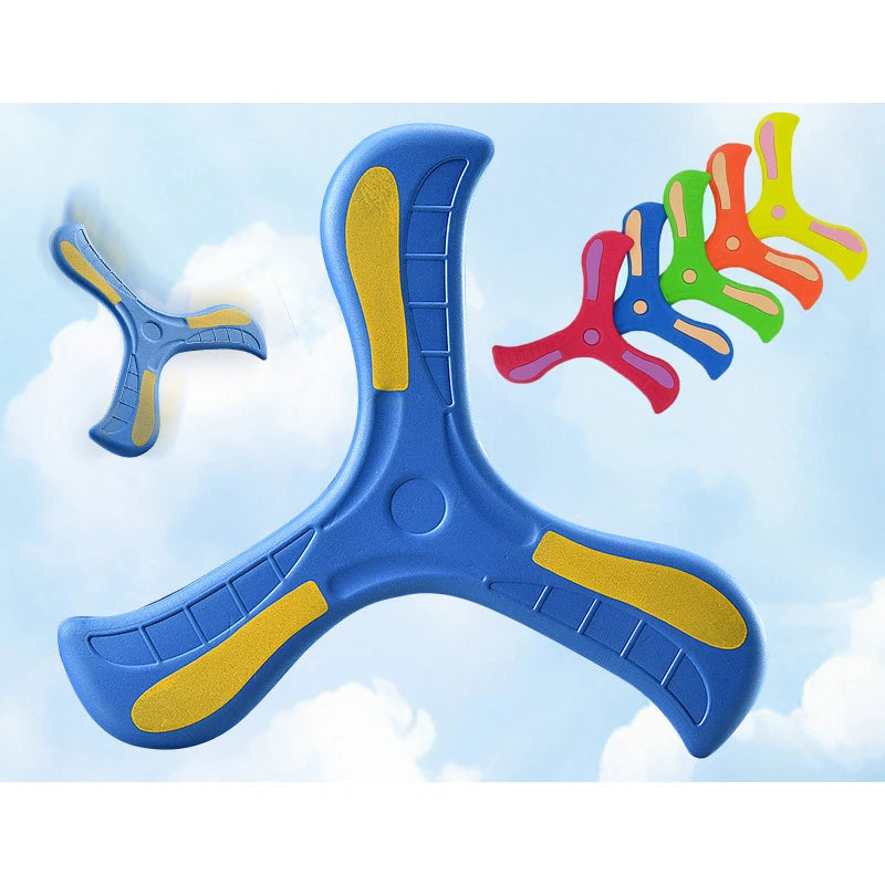 1/2/3 Stück Bumerang Weicher Dreiblättriger Kreuz-Bumerang für Erwachsene Interaktives Outdoor-Spielzeug Puzzle Entspannungsgeschenk