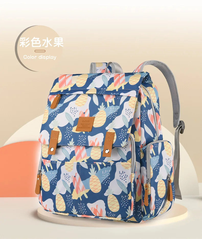 Mama Tasche Nylon gedruckt Mode multifunktion ale Mutter und Baby Taschen gehen Baby Reisen große Kapazität Mutter Tasche Wickelt aschen bebe
