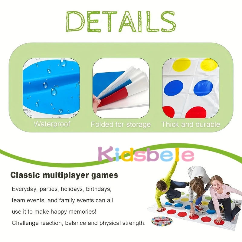 Twister Spiel Indoor Outdoor Spielzeug Spiel matte lustige Familien firma Urlaub Party Eltern-Kind Sport interaktive Gruppe Spielzeug