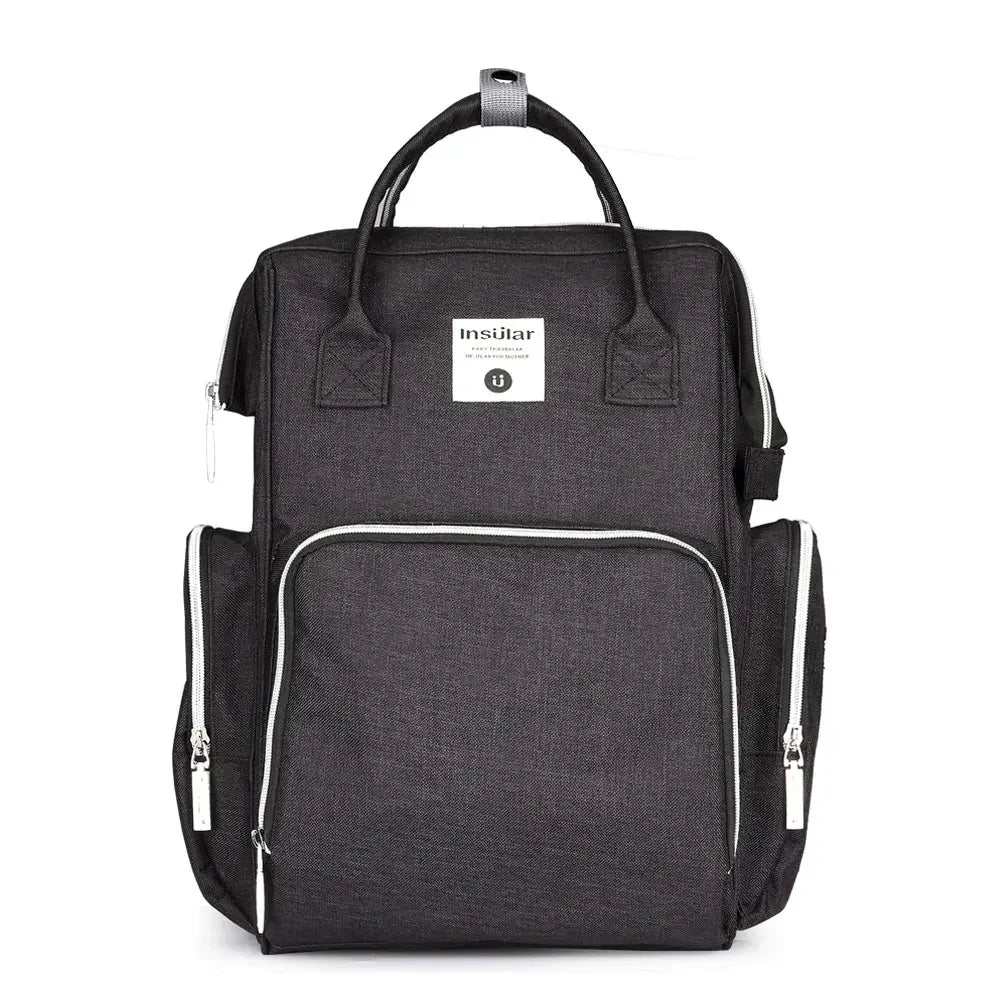 Insular Thermotasche für Kinderwagen und Babyflaschen, Babywindelrucksack, Mutterwindel, Reisetaschen, Babywindeln, Handtasche