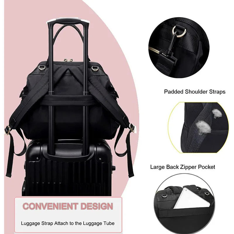 Mama Windel Taschen Baby Kinderwagen Hängen Tasche Mutter Große Kapazität Windel Rucksäcke mit Wickelunterlage Praktische Baby Stilltaschen