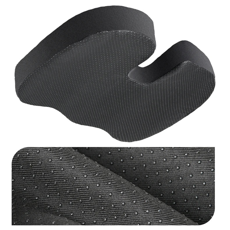 Bequemes, atmungsaktives Sitzkissen, U-förmiges Design, Wellenförmiges Schwamm-Massagekissen kann Gesäßdruck und Steißbeinschmerzen lindern.