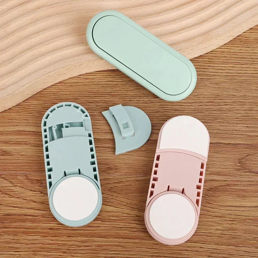 Latches Cabinet Door Protection 5 Pieces Child Drawer Safety Baby Anti-Pinch Hand Invisible Lock Opposite Door Wardrobe Lock