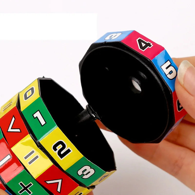 Montessori Magischer Zylinder Mathematik Zahlen Würfel Arithmetik Spielzeug Kinder Mathematik Zählen Spiel Puzzle für Kinder Bildung Lernen
