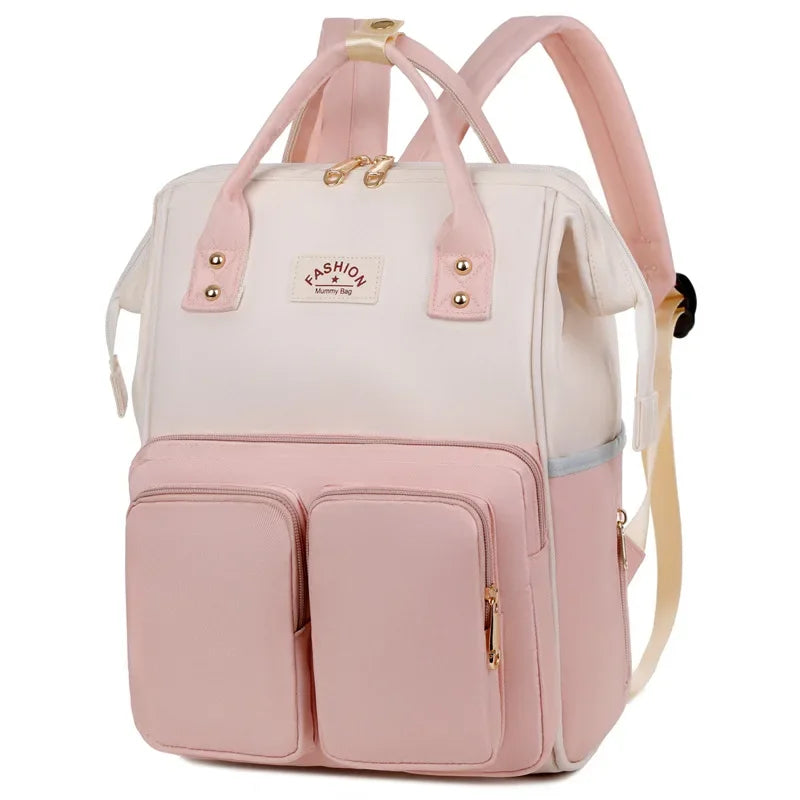 Multifunktionale Mama-Taschen mit großem Fassungsvermögen für Ausflüge, Reiserucksack, wasserdicht, tragbar, Mutter- und Babytasche, Damen-Rucksack