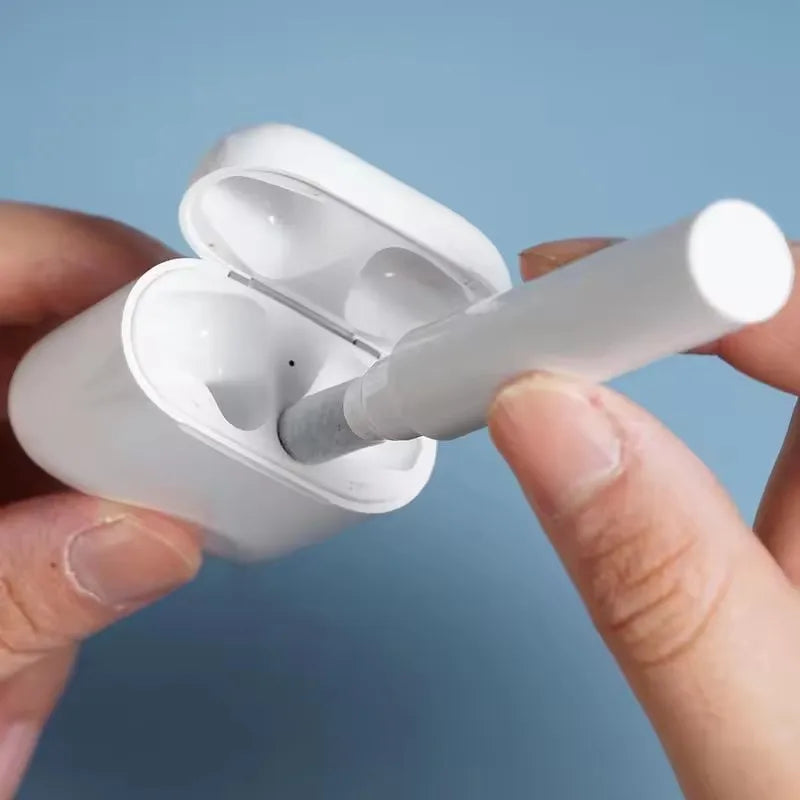 1 x Bluetooth-Kopfhörer-Reinigungsstift – multifunktionales Bürstenwerkzeug für Ohrhörer, Kopfhörer und Lautsprecher, Netzreiniger