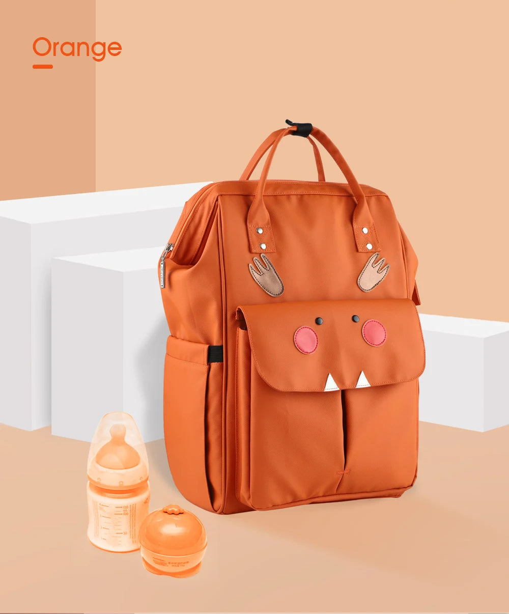 Wasserdichte Mama Windel Rucksack Cartoon Design Mutter Mutterschaft Windel Reisetasche große Kapazität Baby pflege Pflege Kinderwagen Taschen