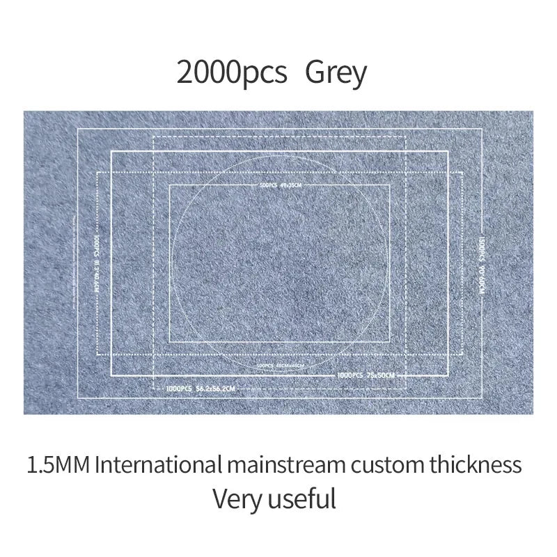 Professionelle Puzzle-Rollmatte, Decke, Filzmatte, bis zu 1500/2000/3000 Teile, Zubehör, Puzzle, tragbare Reise-Aufbewahrungstasche
