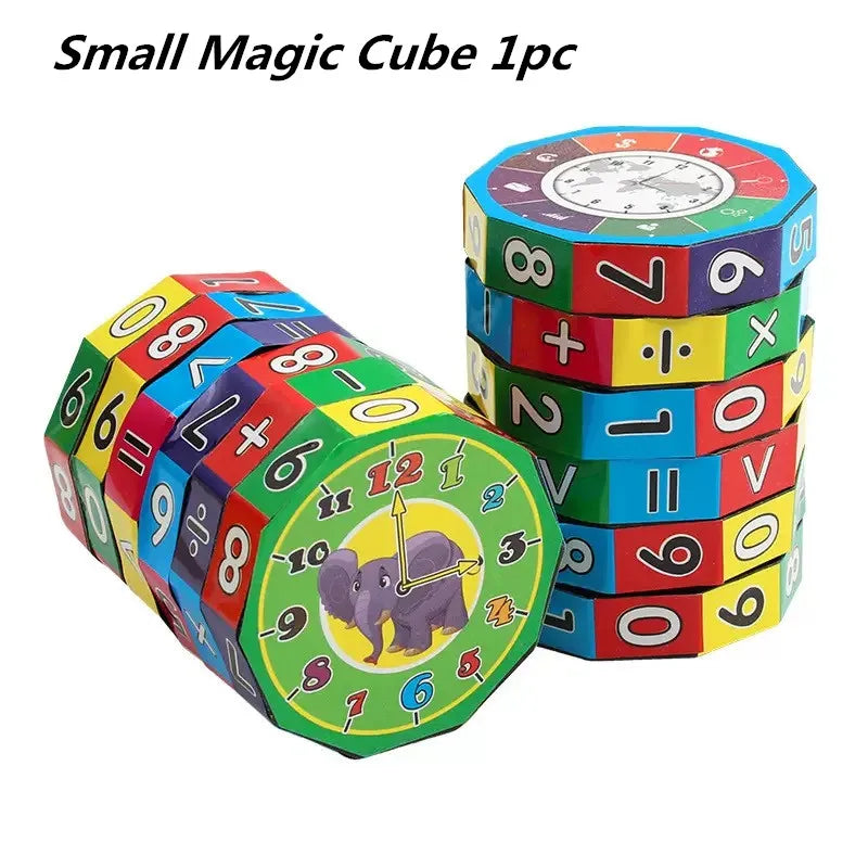Montessori Magischer Zylinder Mathematik Zahlen Würfel Arithmetik Spielzeug Kinder Mathematik Zählen Spiel Puzzle für Kinder Bildung Lernen