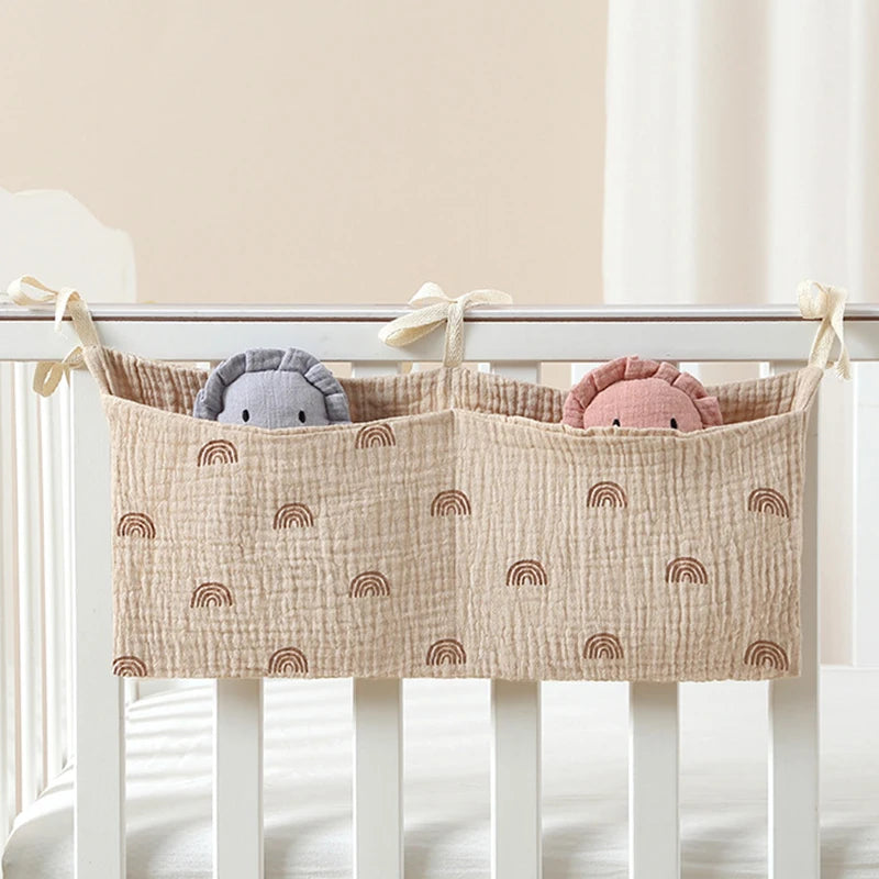 Baby Stuff Organizer Nursery Storage Bag Multifunctional Newborn Bed Bag for Children's Bedding Diaper Bag Stroller Organizer