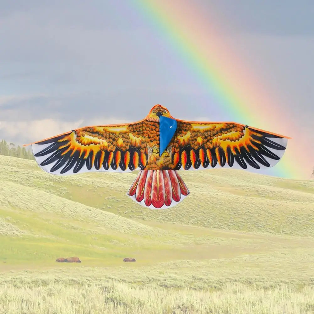 1,1 m Adler Drachen mit 30 Meter Drachen Linie großen Adler fliegen Vogel Drachen Kinder Geschenk Familien reisen Garten Outdoor Sport DIY Spielzeug