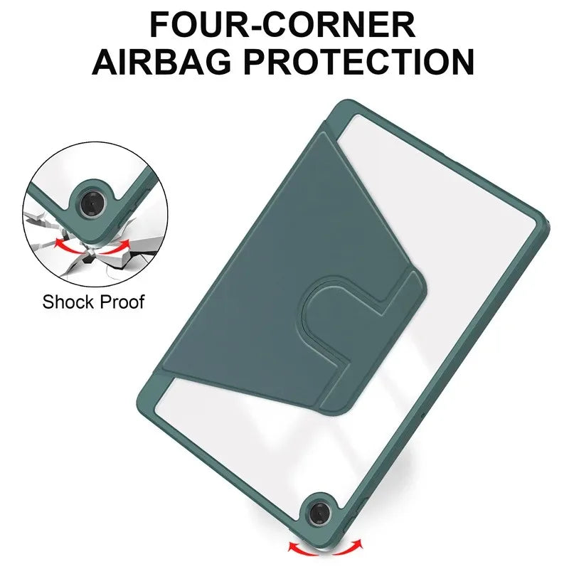 Für Lenovo Tab 10,1 2025 Fall TB311FU Acryl 360 Rotierenden Ständer Tablet Funda Lenovo Tab K10 2nd Gen TB311XU 10,1 zoll shell Kinder