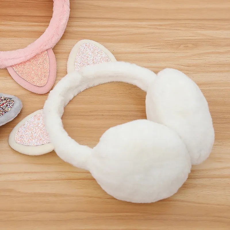 Cat Ear Plush Earmuffs