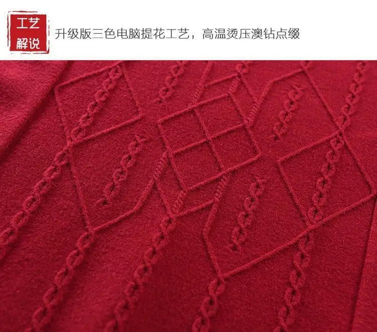 Rundhalspullover mit Zopfmuster für Frauen mittleren Alters und Senioren, für Mutter und Großmutter, Frühling, Herbst, Winter, Lässiger Basis-Pullover