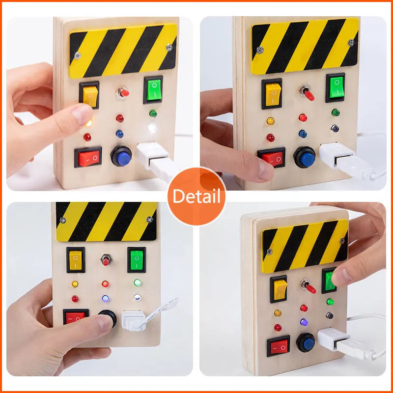 Montessori LED Busy Board