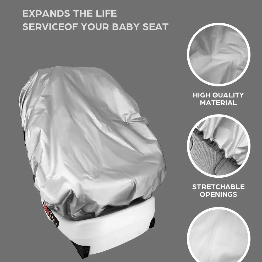 1 Stück Baby-Autositz-Sonnenschutz, blockiert Hitze und Sonnen-UV-Strahlung, universelles Baby-Reisezubehör