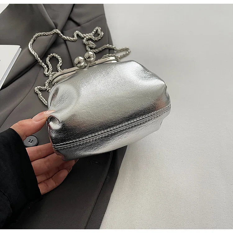 Trendy Koreanische Mode Mini Quadratische Tasche Vintage Streetwear Elegante Umhängetaschen Casual Y2k Ästhetische Schulter Handtaschen für Frauen