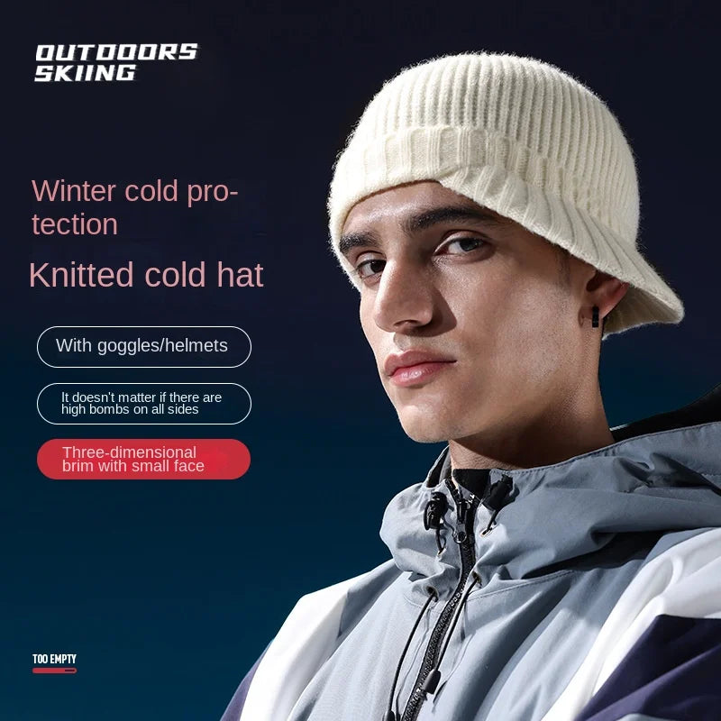 Hut für Männer Winter mittleren Alters ältere ältere Papa Mütze warmen Herbst Winter alten Opa Ente Zunge Hut Gehörschutz Hüte heiß