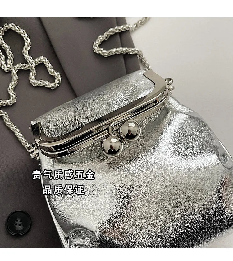 Trendy Koreanische Mode Mini Quadratische Tasche Vintage Streetwear Elegante Umhängetaschen Casual Y2k Ästhetische Schulter Handtaschen für Frauen