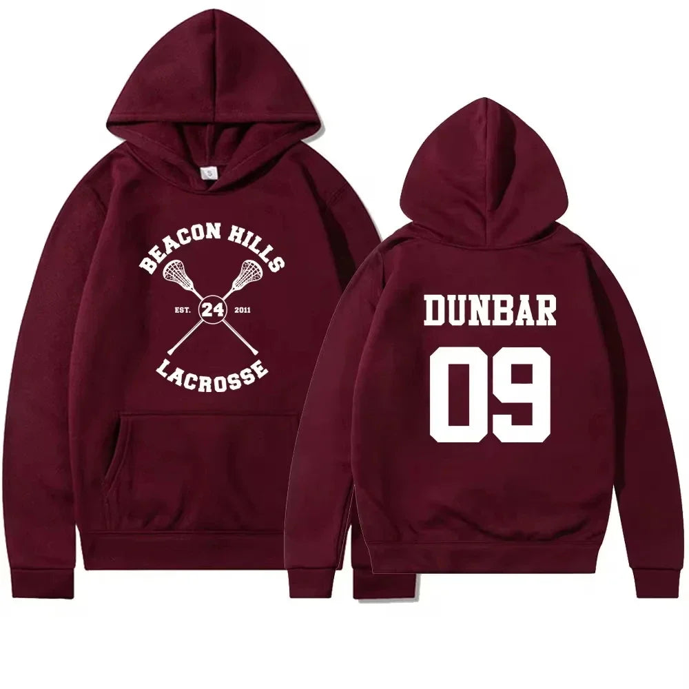 Teen Wolf Hoodie Beacon Hills Stilinski 24 Lahey McCall Pullover Tv Show Kapuzenpullover Hip Hop Hoodies Streetwear Top