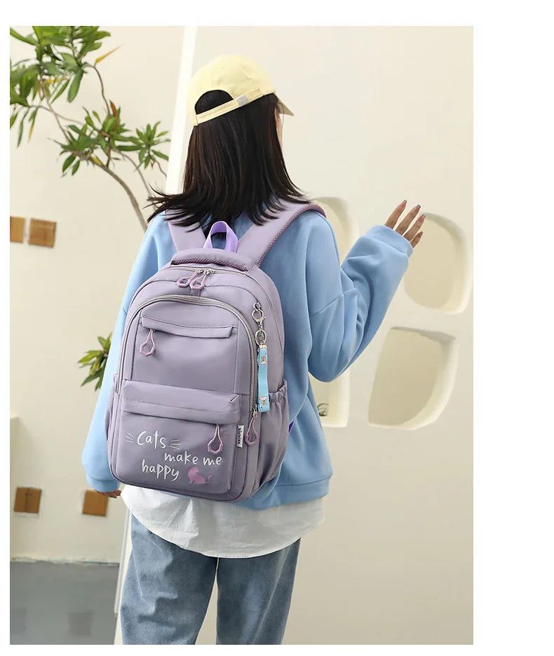 Girls Casual School Backpack