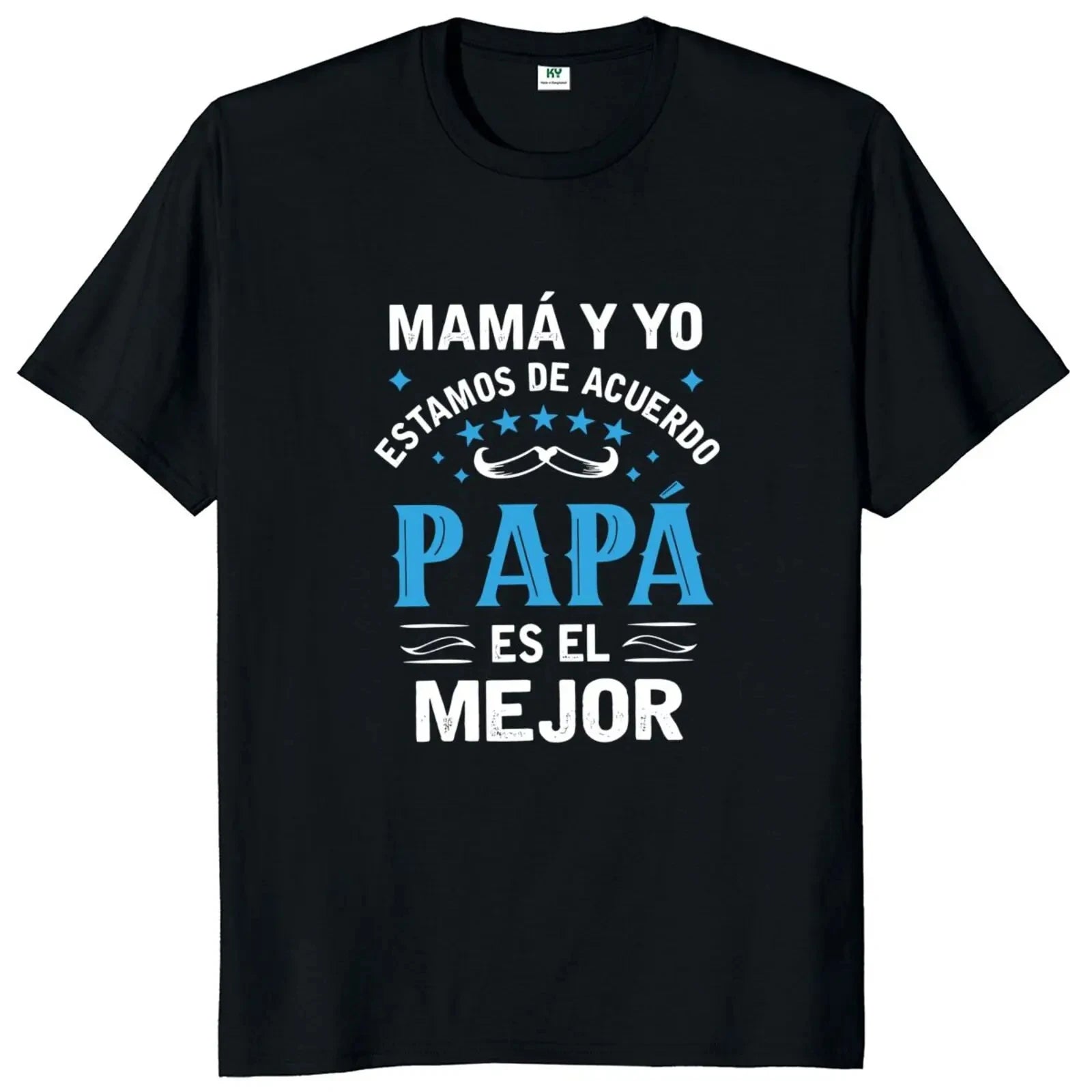 Wenn Papa es nicht reparieren kann, sind wir geschraubt T-Shirt Retro Spanisch Vater Papa Geschenk Männer Kleidung Unisex Baumwolle lässig EU-Größe T-Shirt