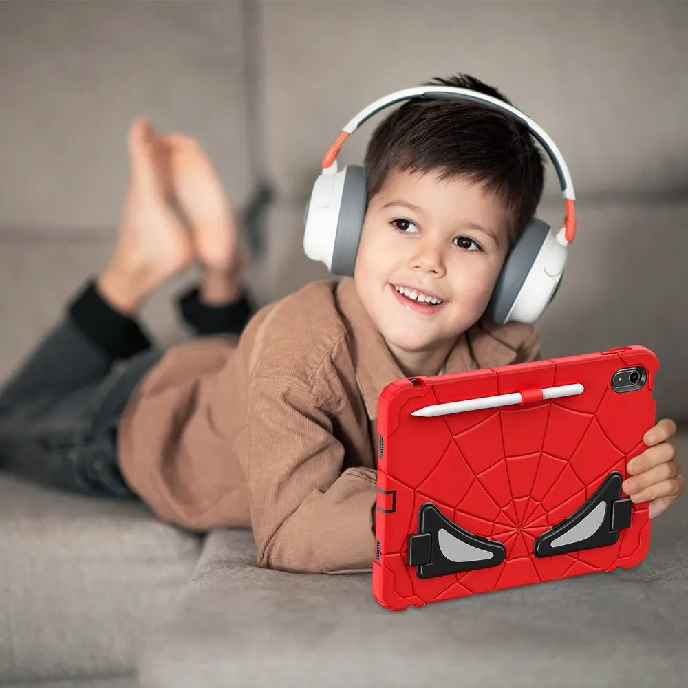 Für iPad 10. Generation 10,9 Zoll Hülle A2696 A2757 A2777 Silikon + PC Kinder Tablet Cover für iPad A16 2025 11 Zoll 11. Generation -Kein Stift