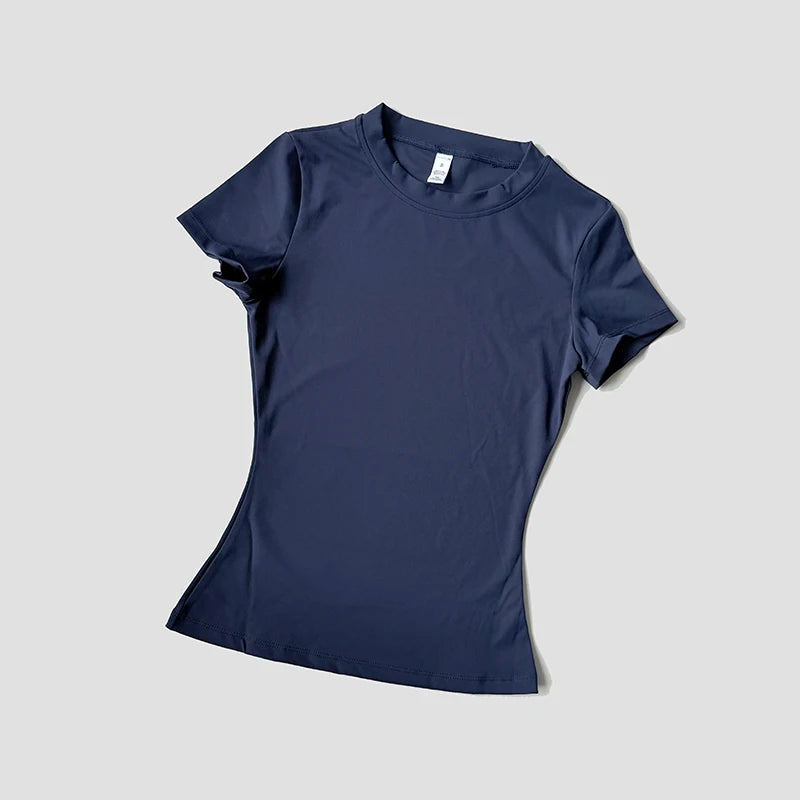 Frauen Yoga Top Nahtlose Sport T Shirts Fitness Kleidung Kurzarm Yoga Shirt Gym Top Laufen Active Wear