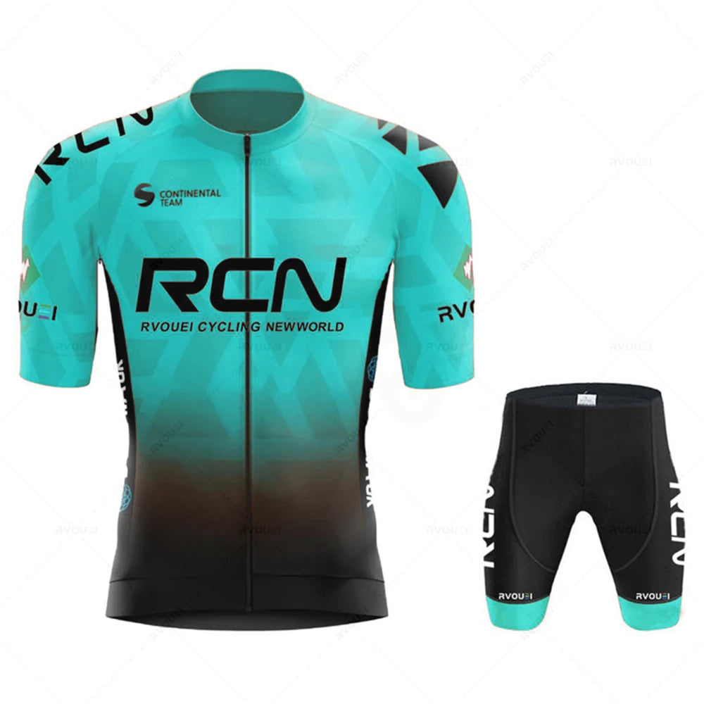 2026 Rvouei Team Radtrikot-Set Sommer Atmungsaktiver Rennrad-Anzug Fahrrad-Uniform Bike MTB Kleidung Neue Sport-Radsport-Kits