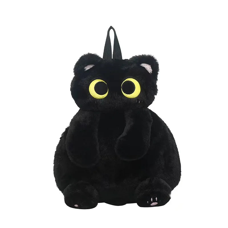 Plush Cat Shoulder Backpack