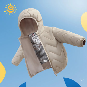 2025 herbst Winter Neue Jungen Mädchen Jacke Einfarbig Dicke Warm Halten Mit Kapuze Zipper Mantel Für 2-12 Jahre jugendliche Kinder Baumwolle Outwear