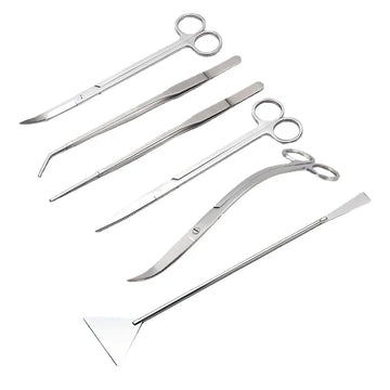 Aquarium Schere Werkzeuge Aquarium Pinzette Pflanzen Welle Schere Gras Edelstahl Reinigung Werkzeuge Lagerung Halter Aquarium Zubehör
