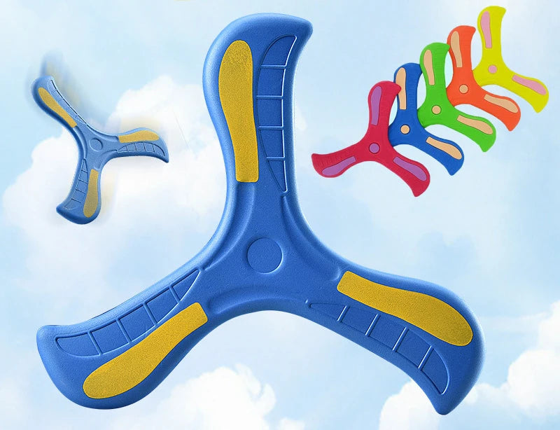 1/2/3 Stück Bumerang Weicher Dreiblättriger Kreuz-Bumerang für Erwachsene Interaktives Outdoor-Spielzeug Puzzle Entspannungsgeschenk
