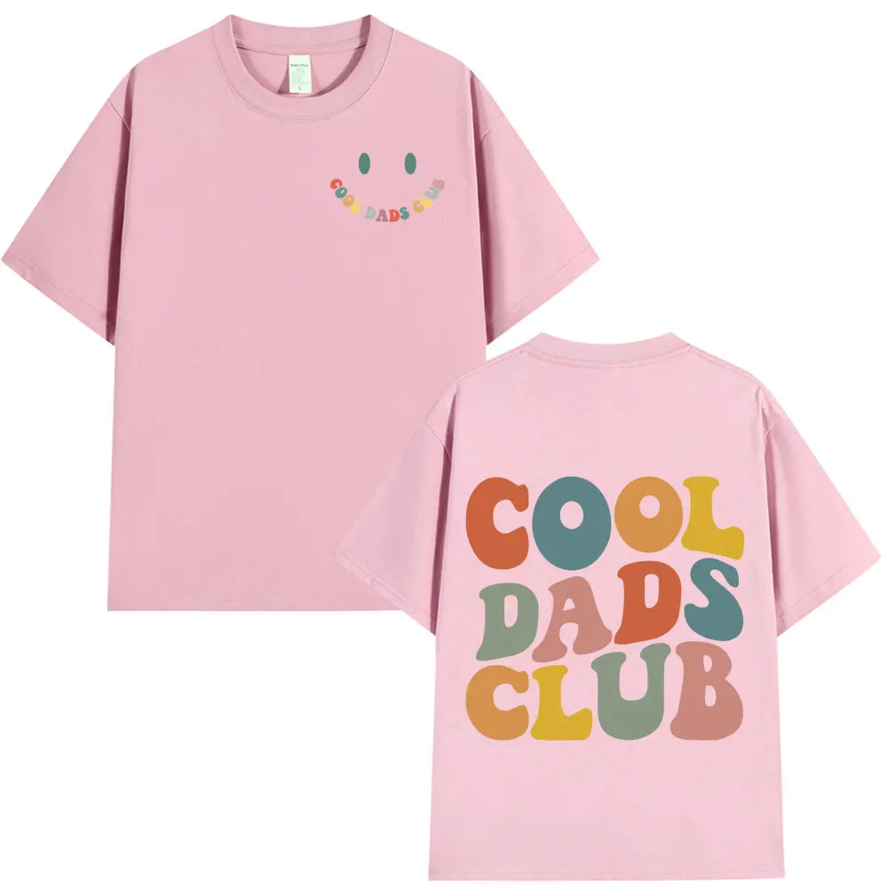 Cool Dad Club T-shirt Männer Kleidung Väter Geburtstag Kurzarm T-shirts Großvater Ehemann Homme Baumwolle T-shirt Tops Streetwear