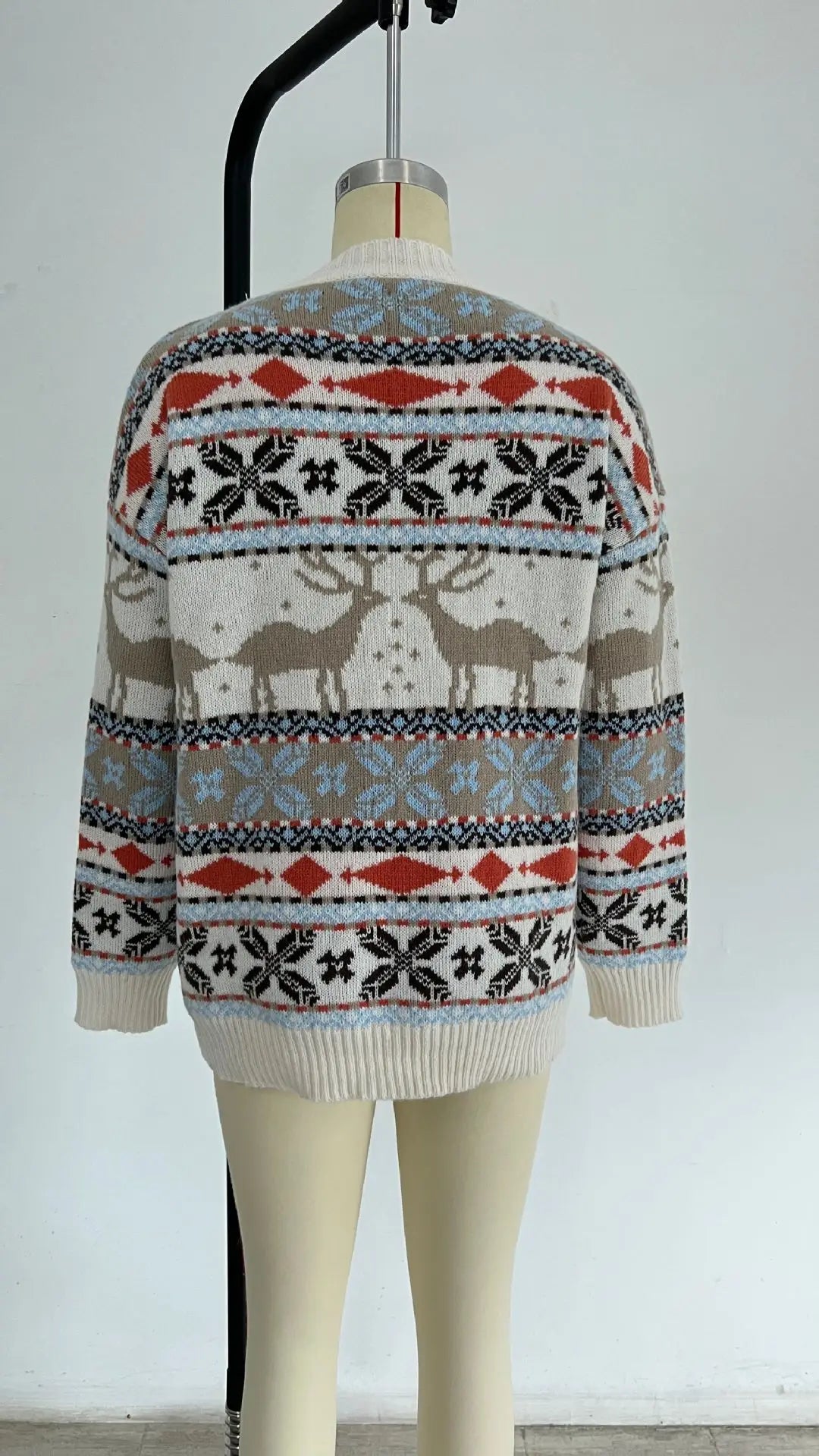 Autumn Pullover Damen Round Neck Long Sleeve Christmas Date Outdoor Vielseitiger Pullover Print Sweater Ropa De Invierno Para Mujer